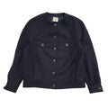 Alexon Black 90s Vintage Button Wool Jacket Uk Women's Size 12