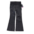 E-vie Black Satin Flared Trousers Women's Size 8 W30 L33