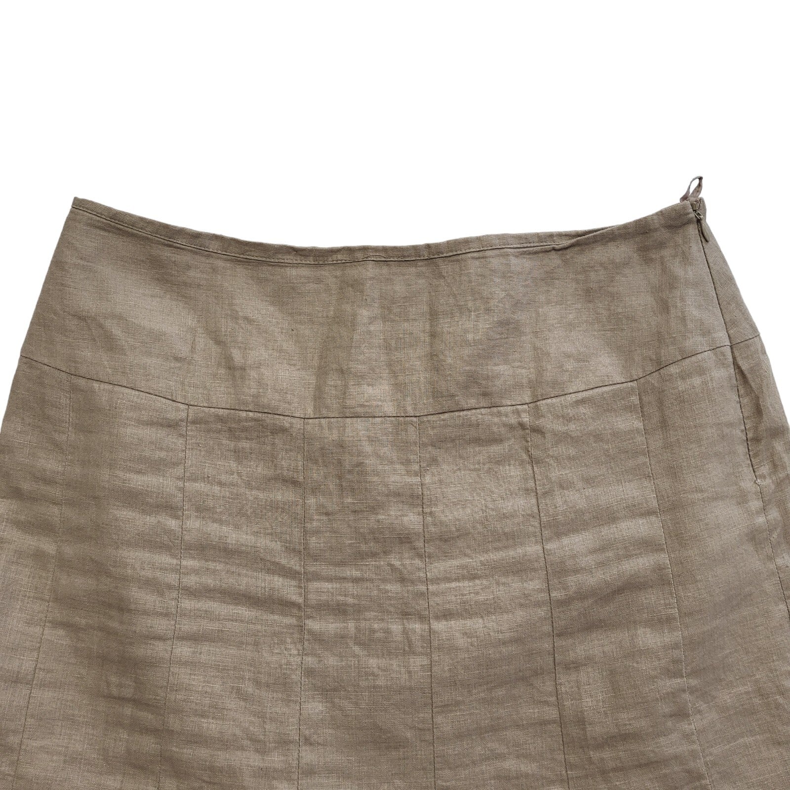 Your Sixth Sense Vintage 90's Brown Midi Skirt Womens UK Size 12 W32