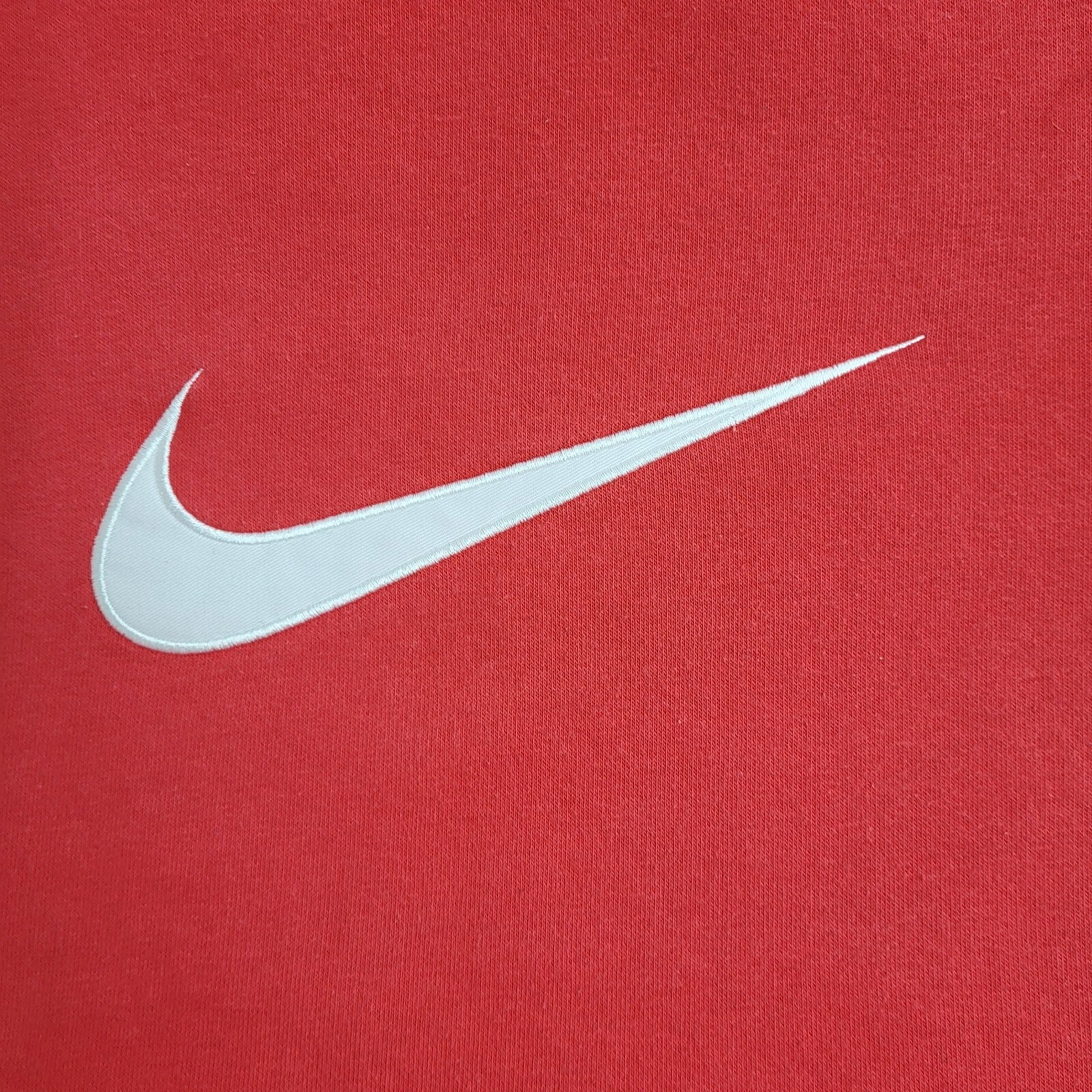 Nike Red Long Sleeve Y2k Sports Sweatshirt UK Men's Size XL