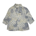 Belle Surprise Y2k Blue 3/4 Sleeve Floral Blouse Uk Women's size 18