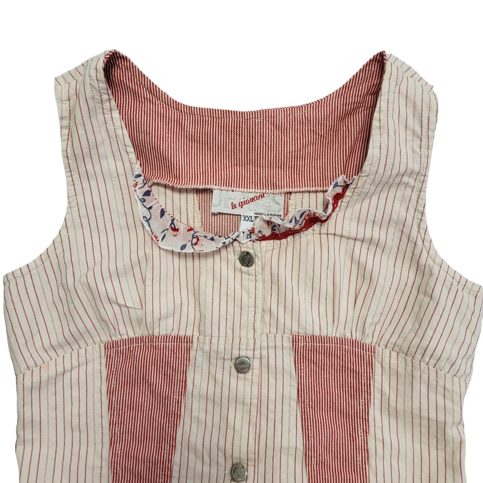 Vintage 90s Pink Button Sleeveless Top Uk Girls Age 14-16 Size 2XL