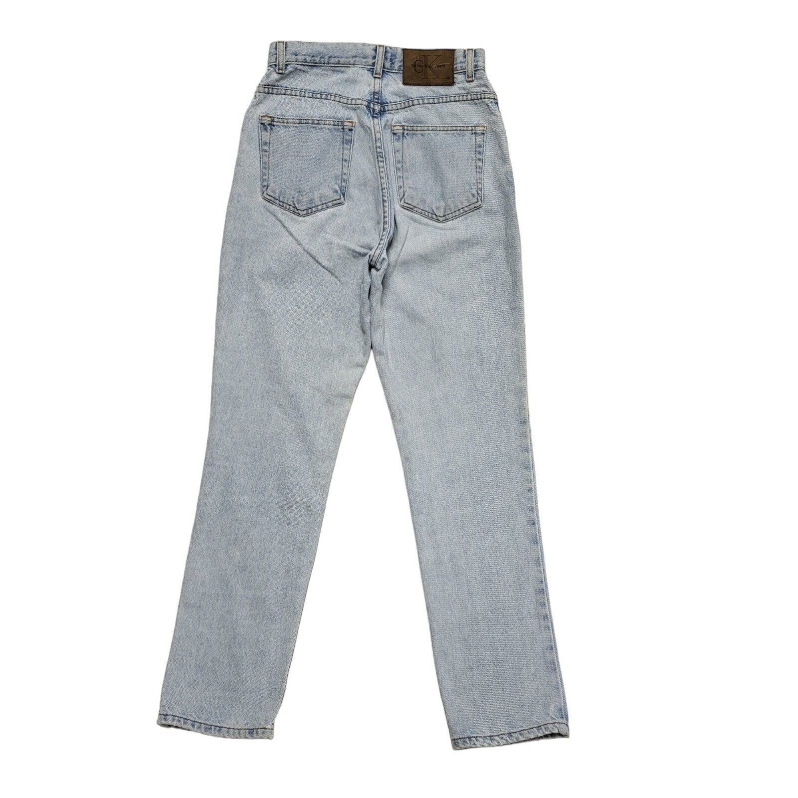 Calvin Klein Vintage 80's Light Blue Tapered Jeans Womens UK Size 6-8 W26 L30