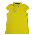 Ralph Lauren Polo T-Shirt 90s Vintage Yellow BNWT Women's UK Size S 8