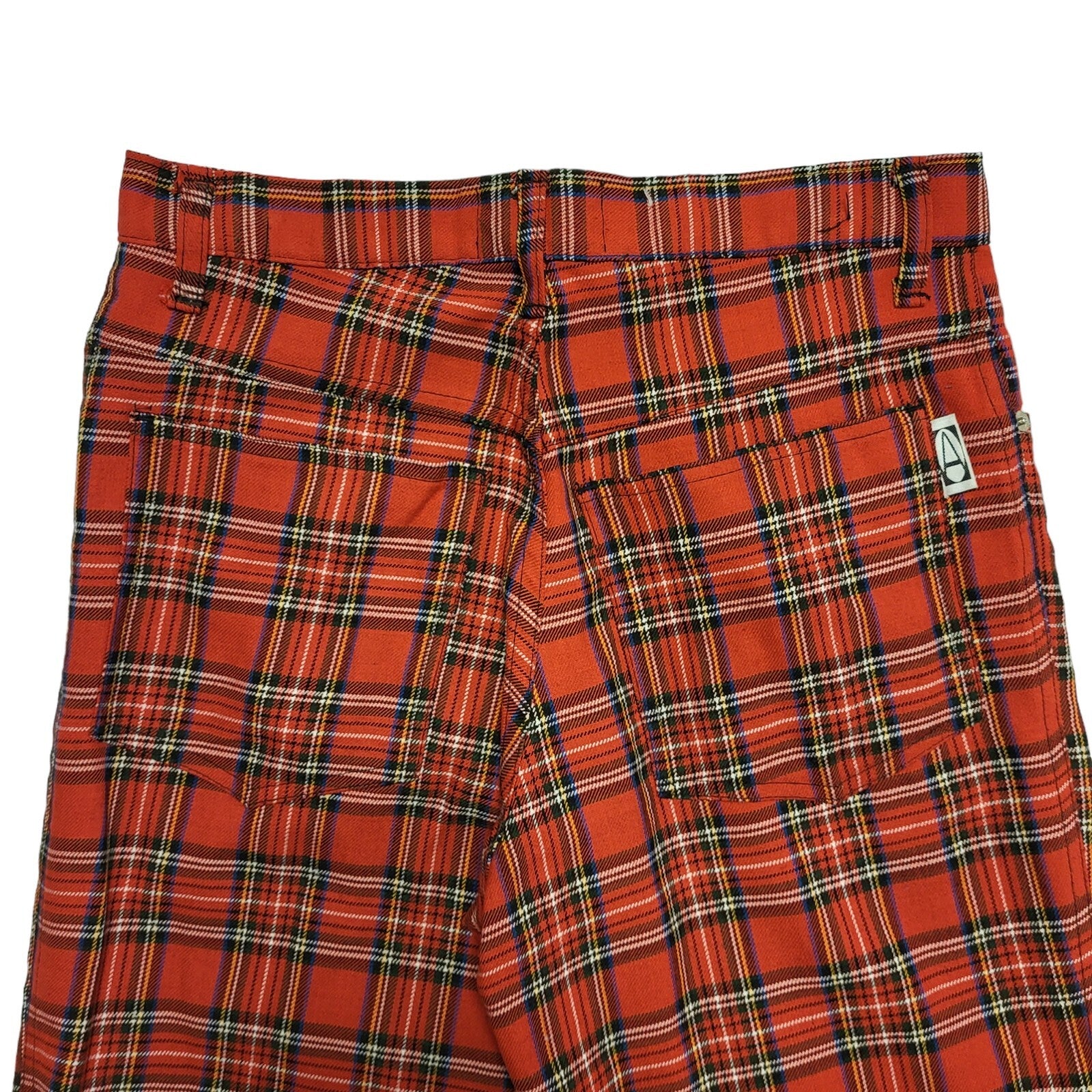 Apartment 90s Red Check Trousers Uk Women's W30 L34