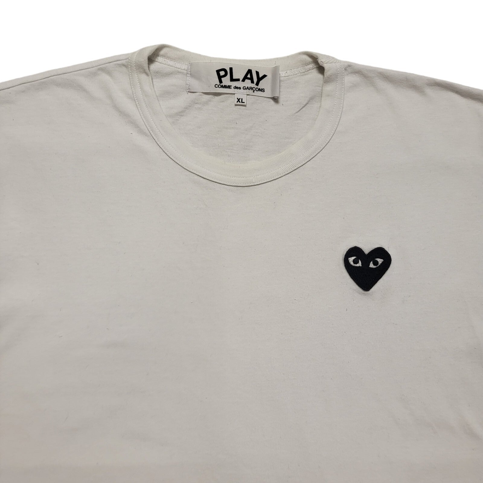 Play Vintage 80's White Single Stitch Short Sleeve T-Shirt Men's XL