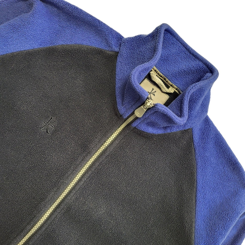 Kukri Vintage 80's Blue Full Zip Fleece Jacket Womens UK Size 12