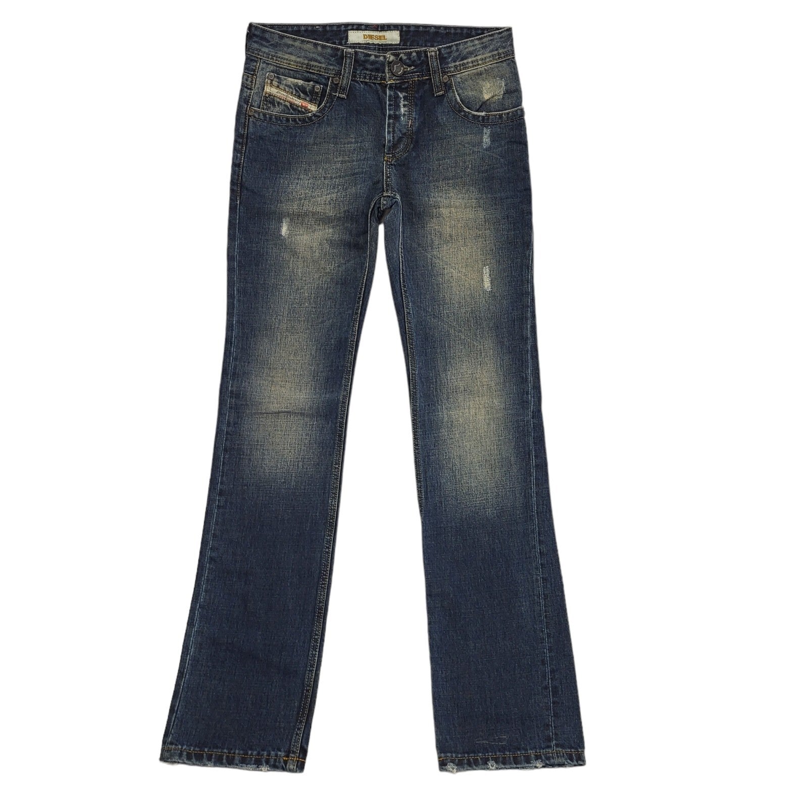 Diesel Vintage Y2K  Blue Straight Denim Jeans Uk Women's Size 10 W28 L33