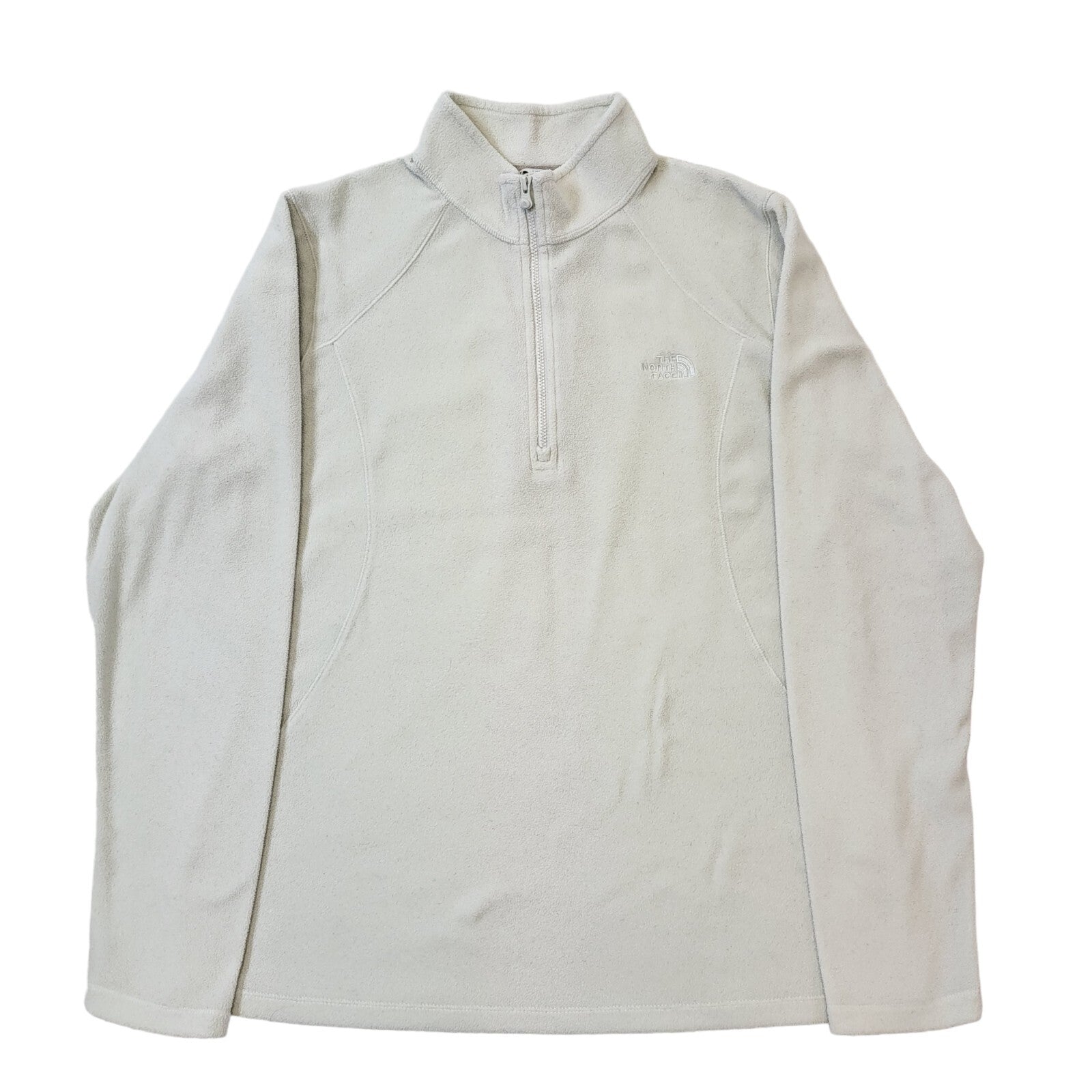 North Face Y2K Fleece Base Layer White 1/4 Zip Women's Size L