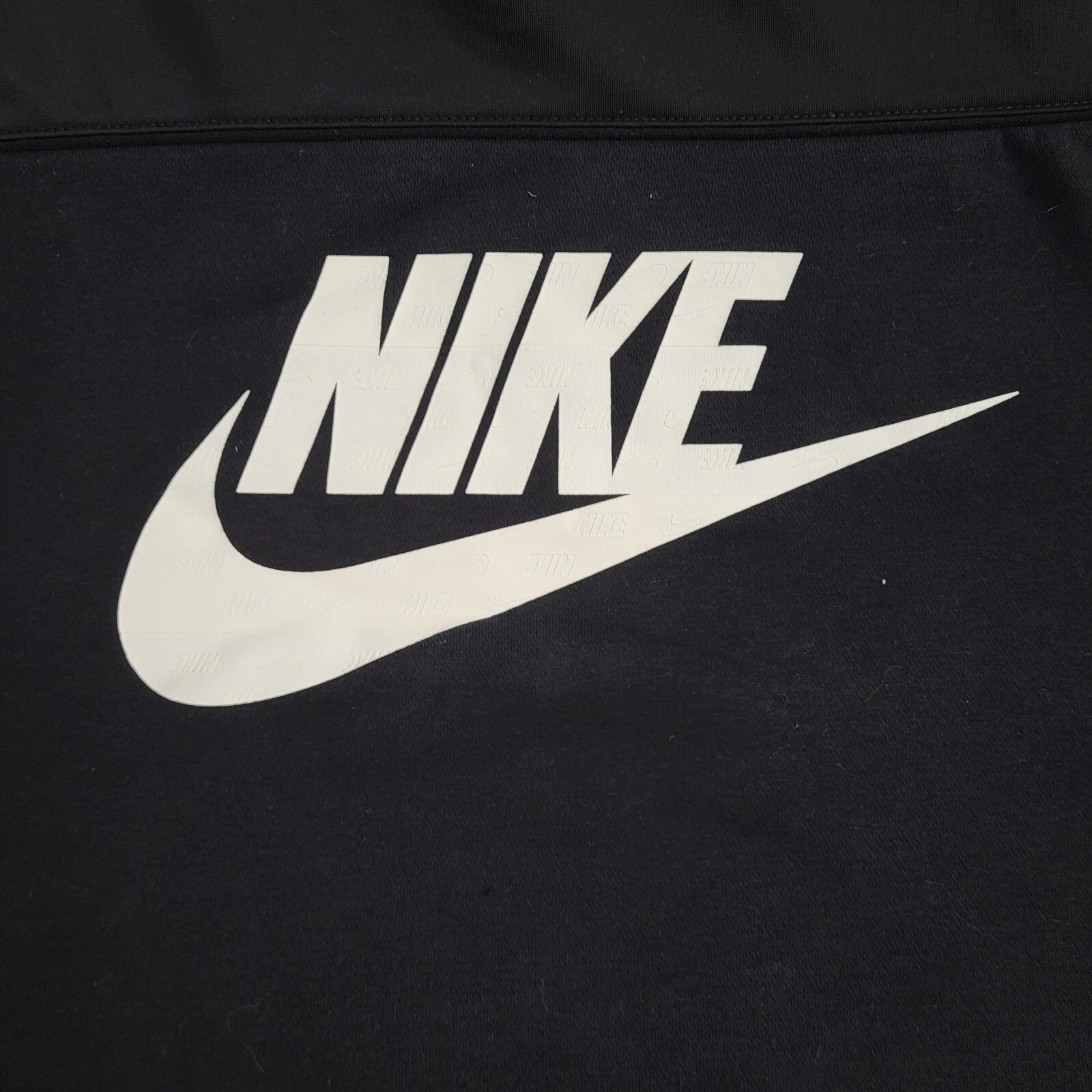 Nike Sports Sweatshirt Black Crew Neck 90's Vintage UK Men's Size L