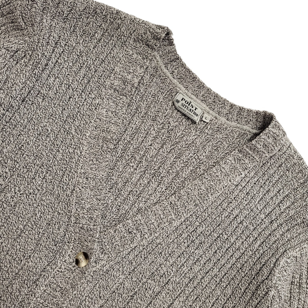 Sweet Valley Vintage 90's Grey Button Up Cardigan UK Womens Size L