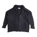 St Michael Vintage 90's Black Open Knitted Cardigan UK Women's Size 16/18