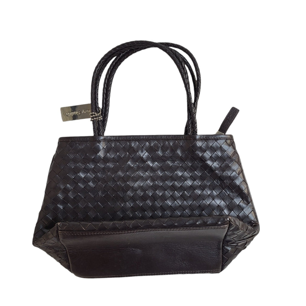 Suzy Smith Brown Leather Top Handle Shoulder Bag Uk Women's Size 11" x 7.5"