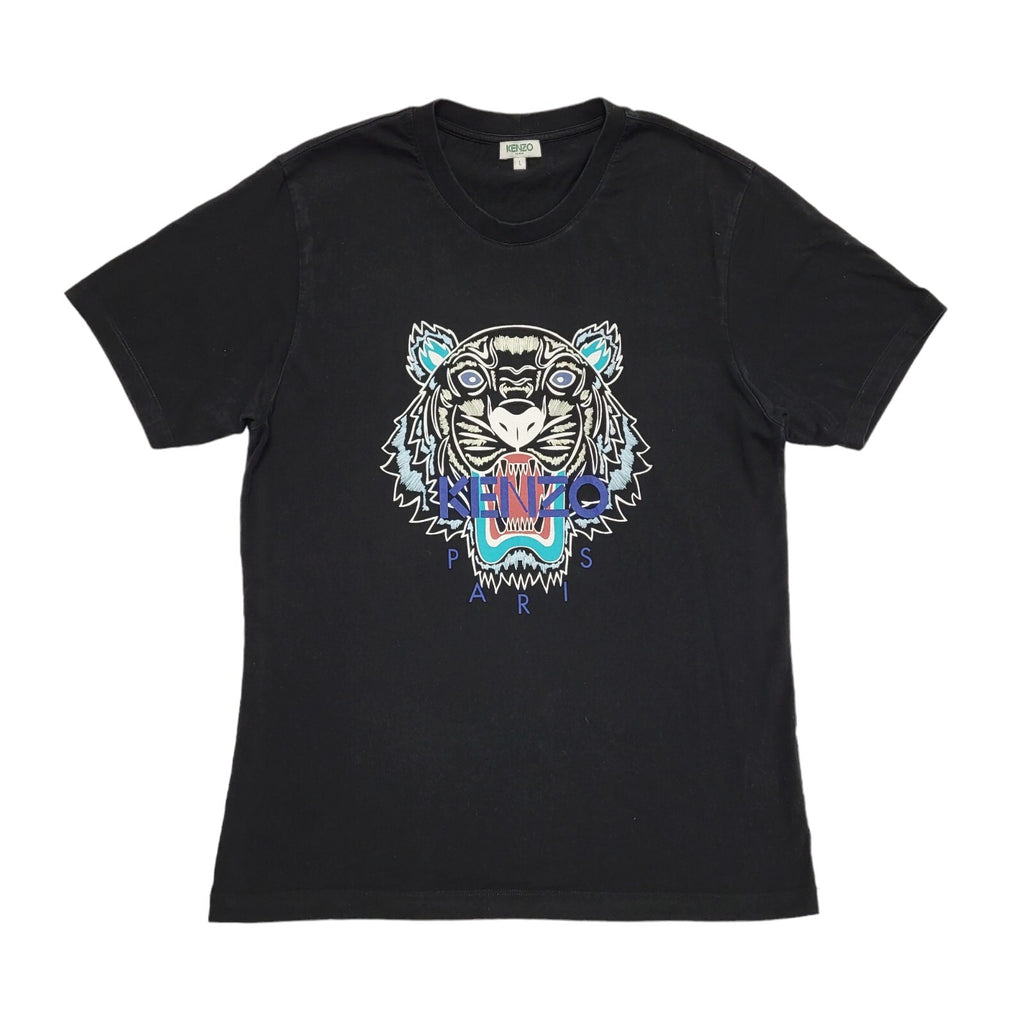 Kenzo Paris Y2K Black Short Sleeve T-Shirt Men's Size Large