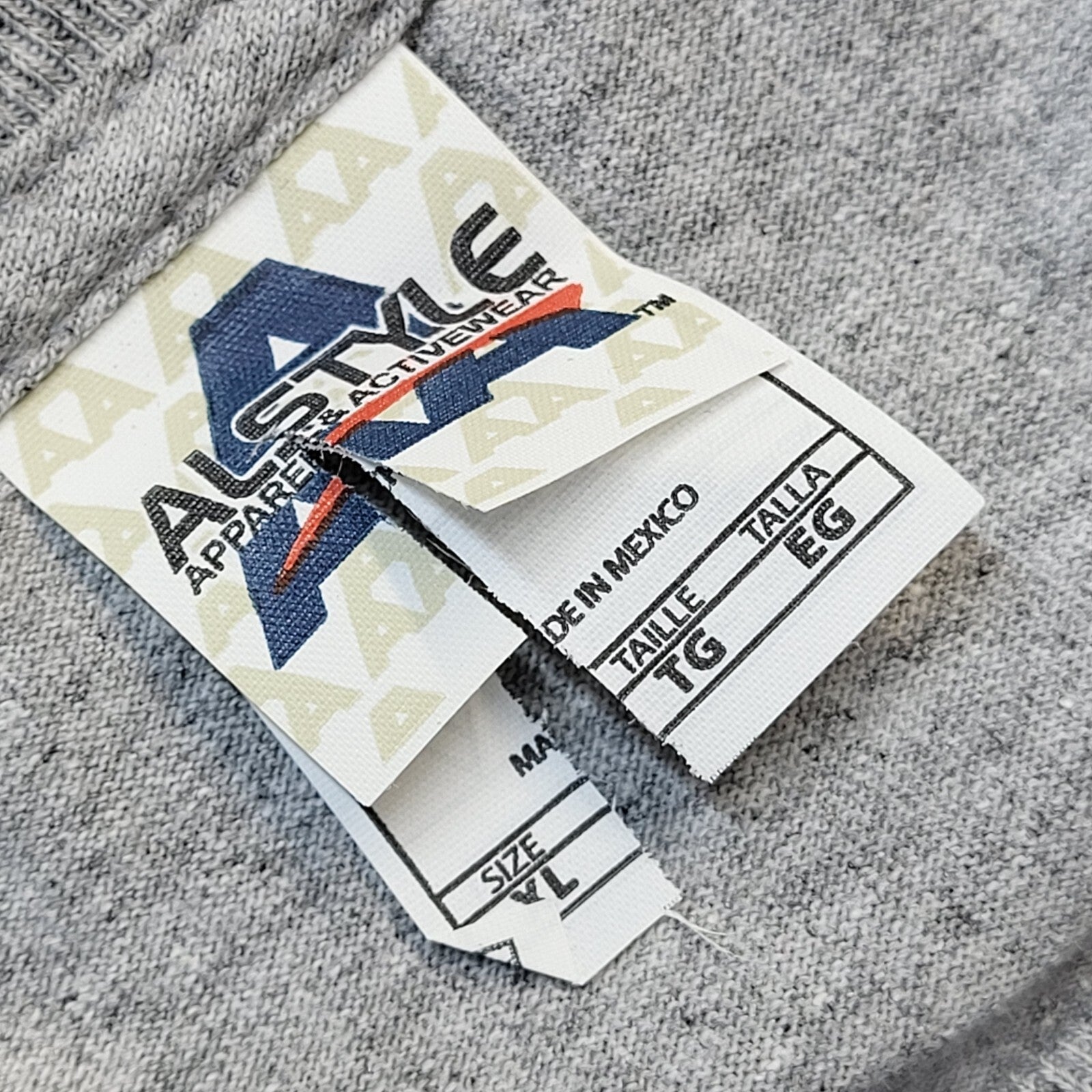 AlStyle 90s Vintage Orlando Florida Grey Crew Neck T-Shirt Men's Size XL