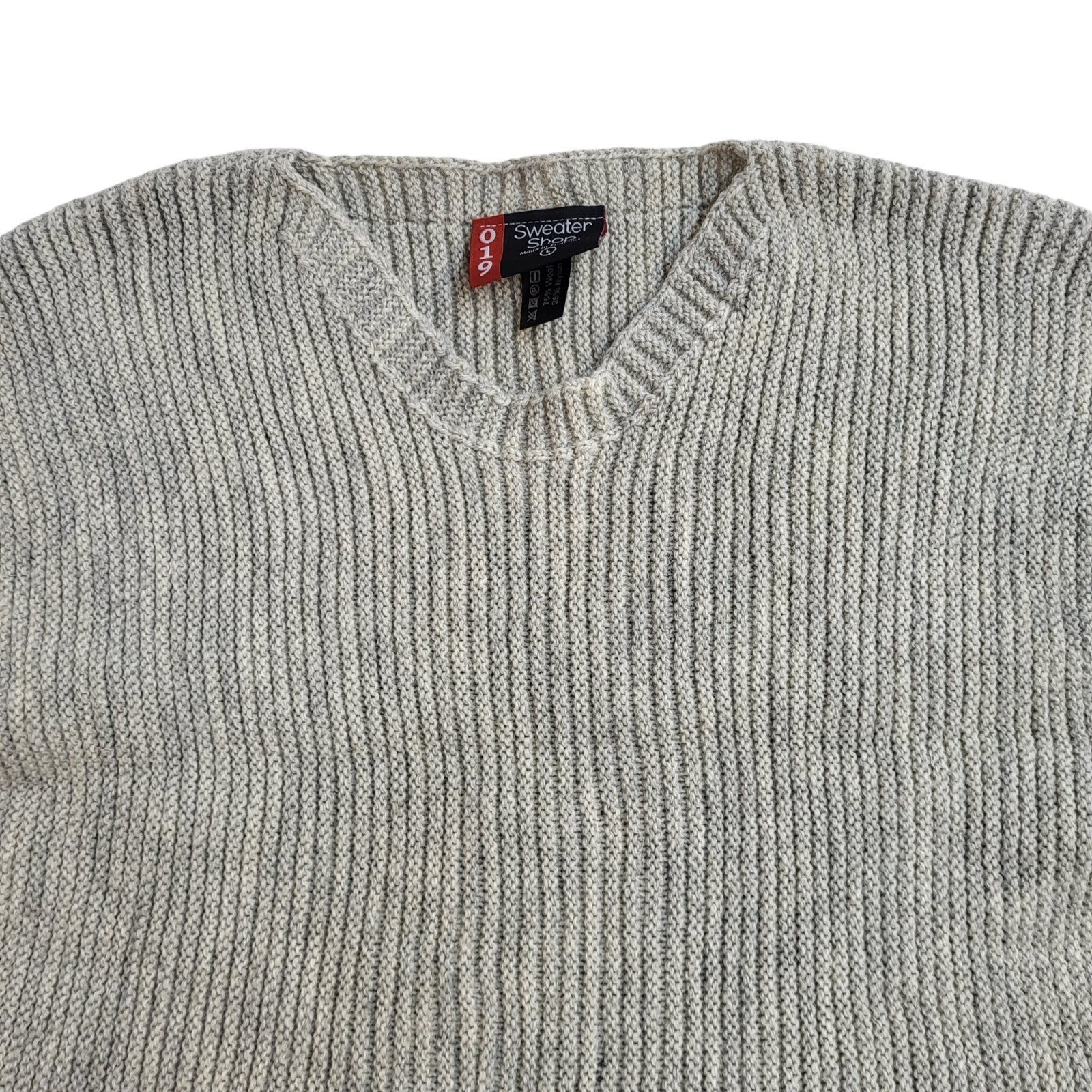 Sweatshop Vintage 90's Grey Sleeveless Jumper UK Women's Size L