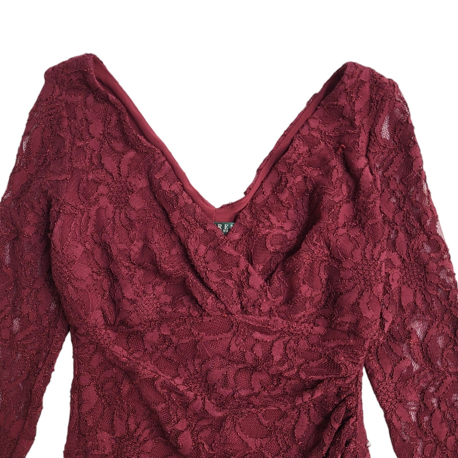 Laura Ashley Vintage Y2K Red Long Sleeve Dress Uk Women's Size XS Bnwt