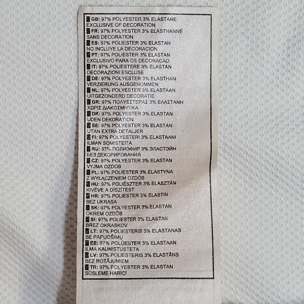 Nike Y2k White Polyester Sports T-Shirt Uk Men's Size M