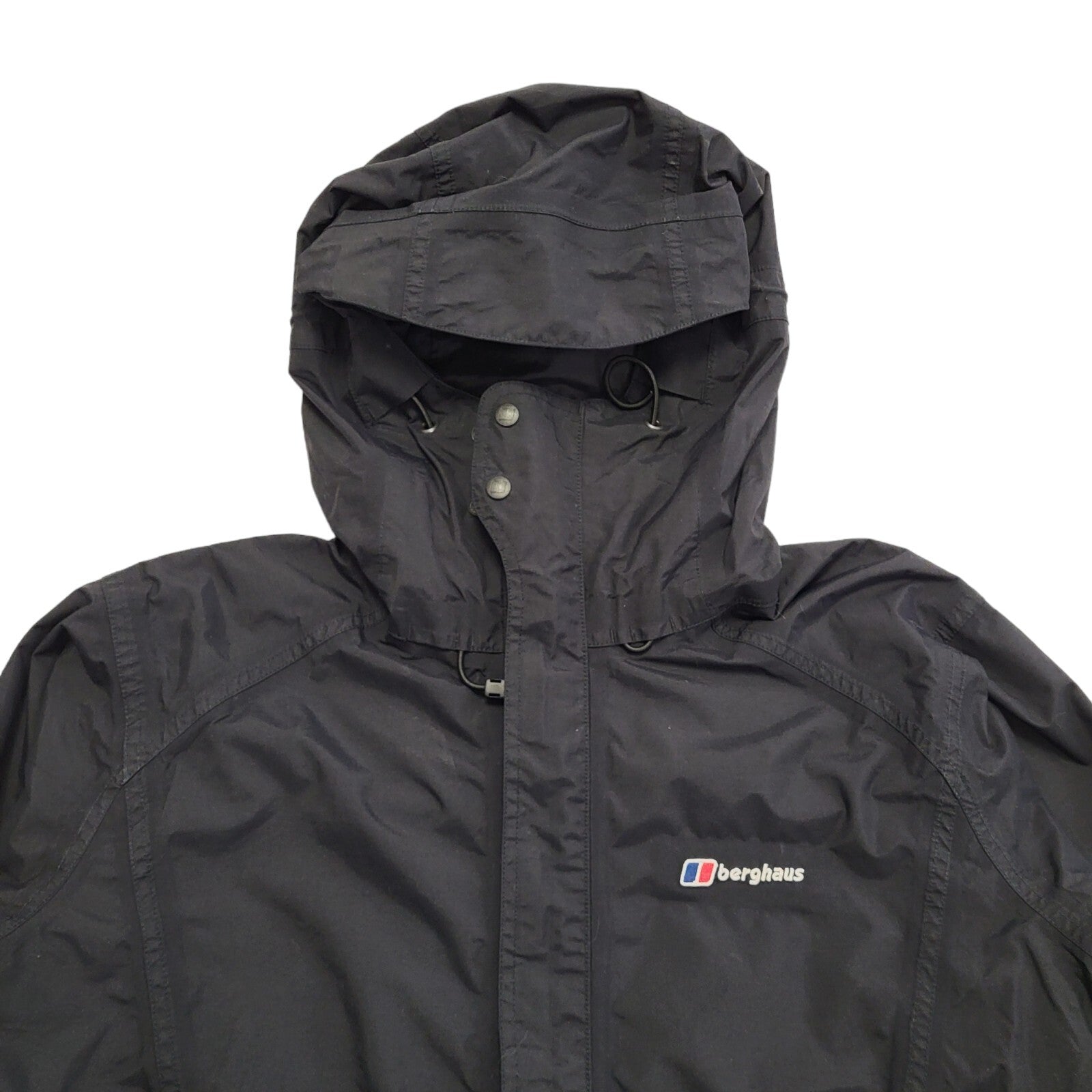 Berghaus Black Vintage Y2K Full Zip Hooded Jacket Uk Women's Size L12