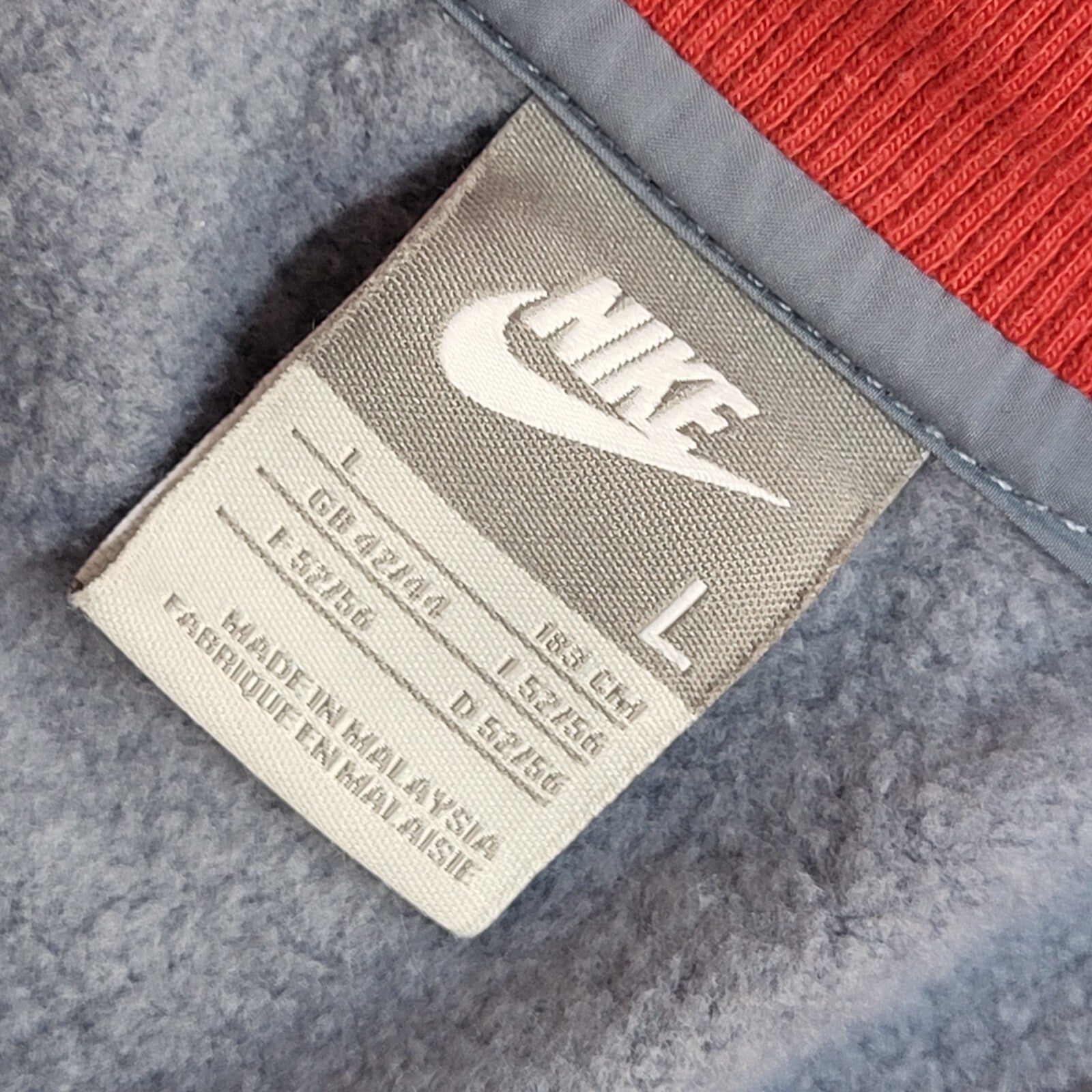 Nike Usa Grey Vintage 90's Sports Jacket UK Men's Size L