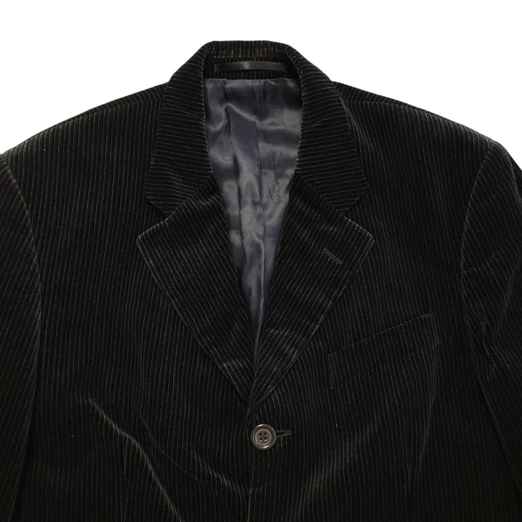 Next Black 90s Vintage Button Jacket Uk Men's Size Medium
