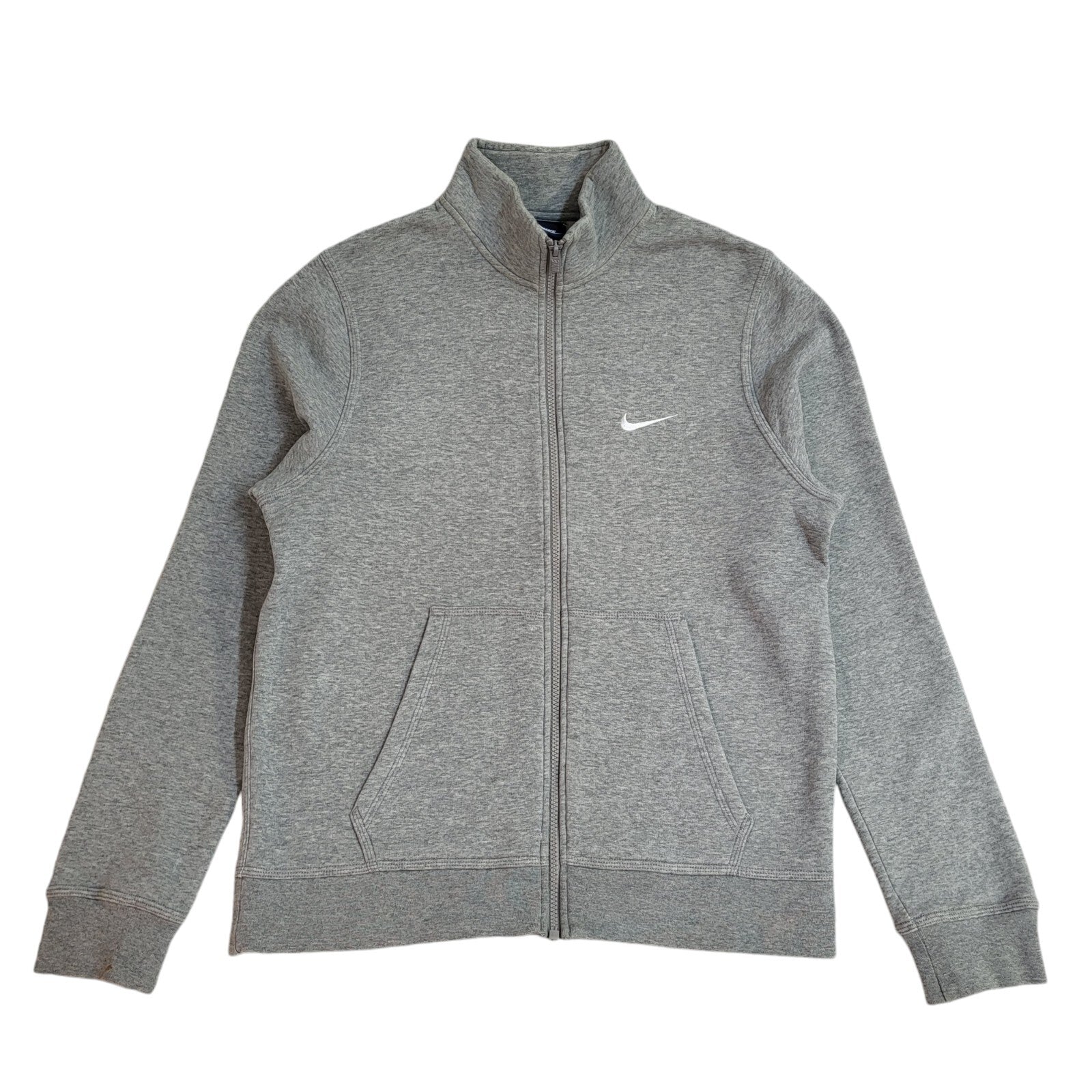 Nike Grey Full Zip Sports Modern Tracksuit Top Jacket UK Men's Size M