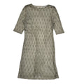 Elisa Rivero 90s Vintage Green Mid Length Mesh Dress Women's Size 18