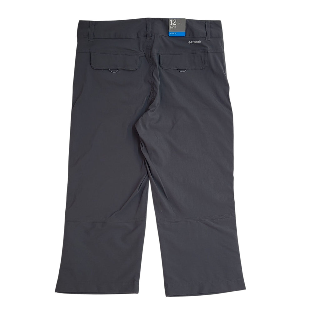Columbia Y2K Grey Capri 3/4 Hiking Trousers Women's Bnwt Size 14-16 W34 L22