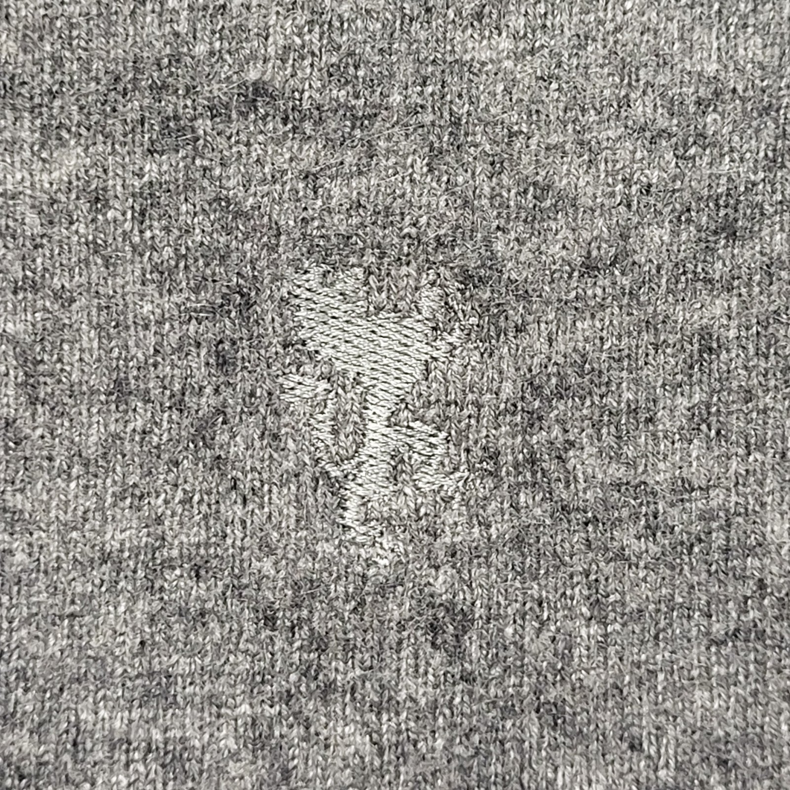 Vintage Grey V-Neck Y2k Cashmere Silk Jumper Uk Men's Size XL