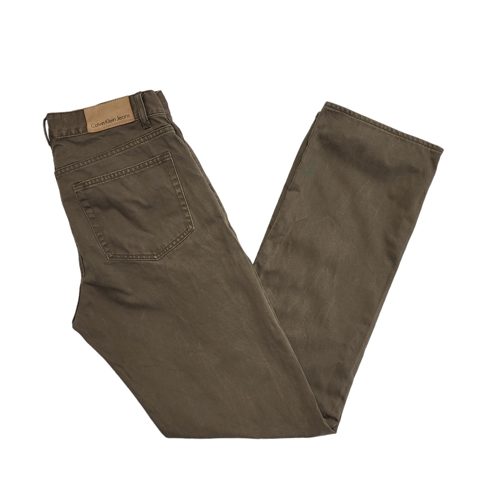 Calvin Klein Vintage 90s Brown Straight Leg Jeans Men's Size M W31 L34