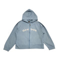 Reebok Light Blue Zipped Sweatshirt Hoodie Uk Women's Size 14