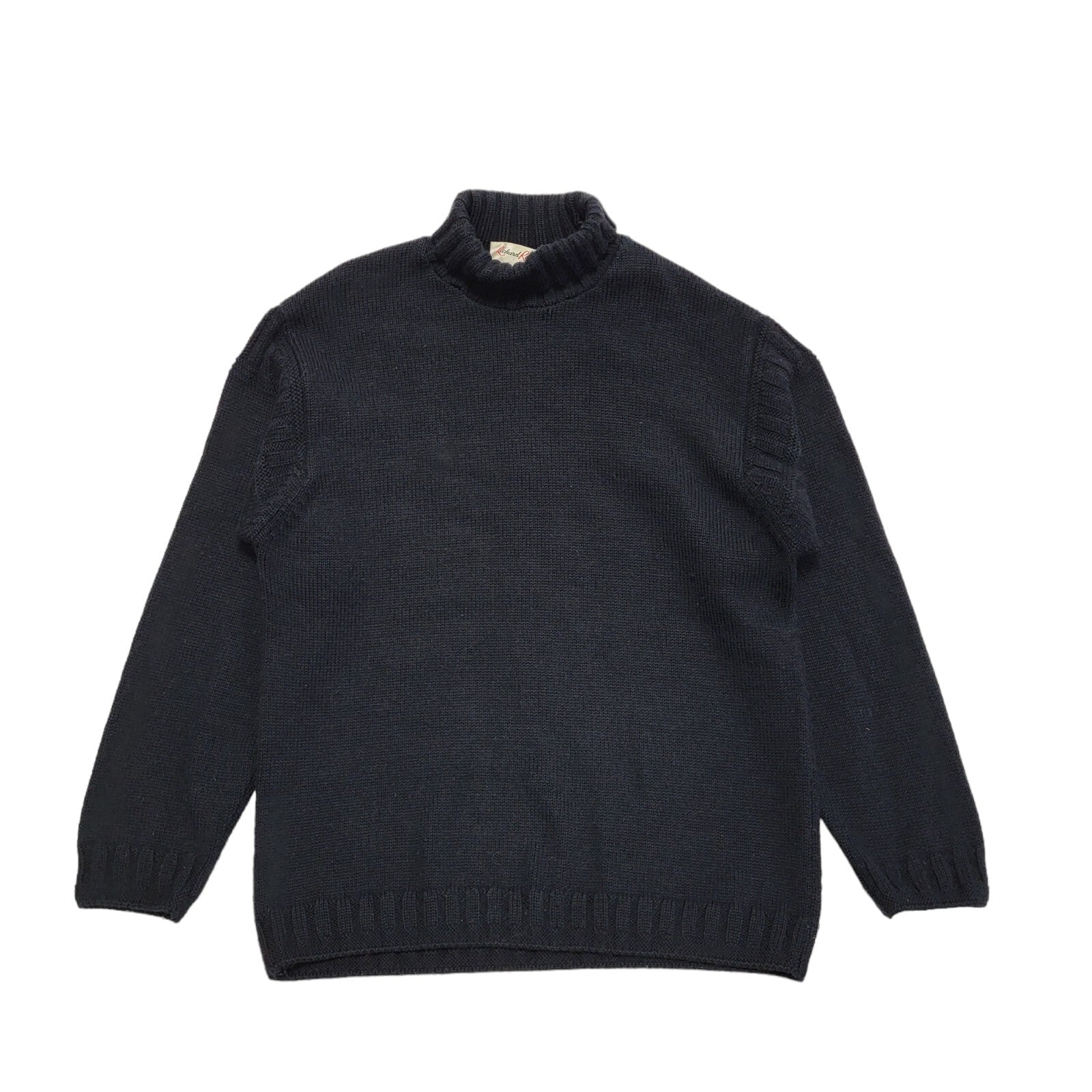 Richard Roberts Vintage 80's Navy Blue Jumper Uk Men's Size M