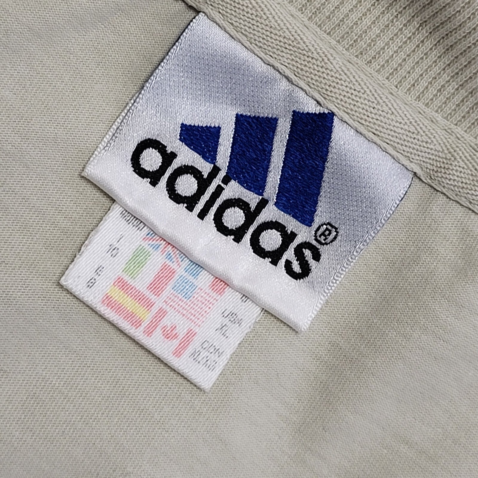 Adidas Vintage 80's Sports Beige Short Sleeve T-Shirt Mens UK Size XXL