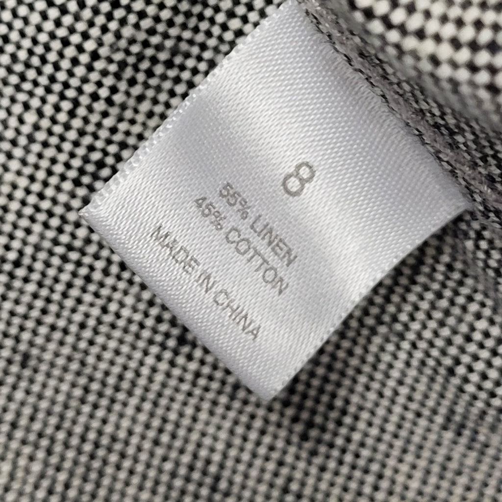 DKNY Y2k Grey Zipped Dress Jacket Uk Women's Size 8