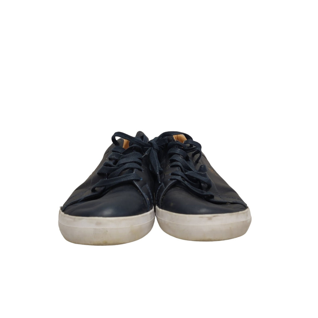 Lacoste Lerond Blue Low Top Casual Leather  Trainers Men's Trainers Uk 9