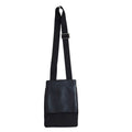 Calvin Klein Black Leather Top Handle Shoulder Bag Women's Size 7.5" x 10.5"