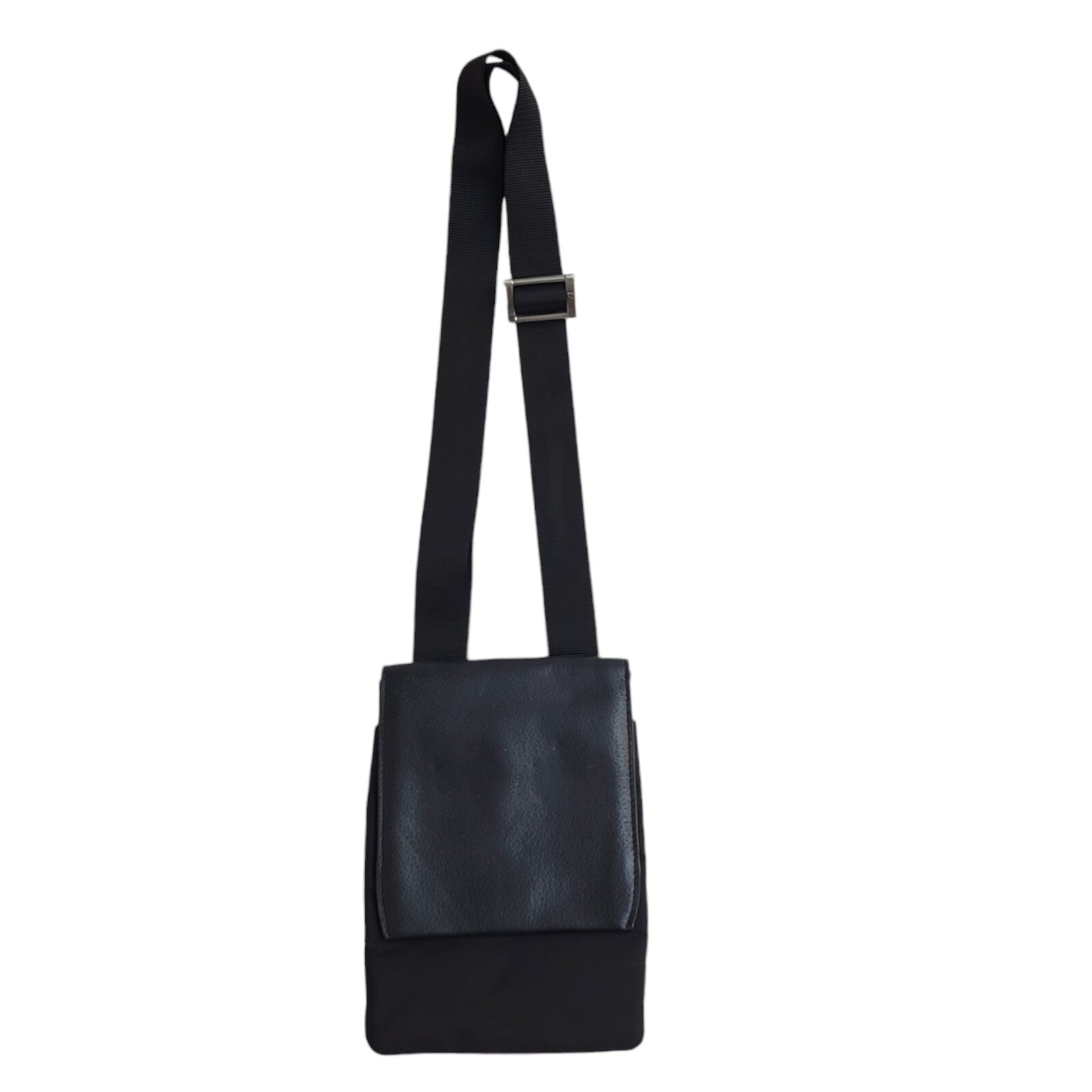 Calvin Klein Black Leather Top Handle Shoulder Bag Women's Size 7.5" x 10.5"
