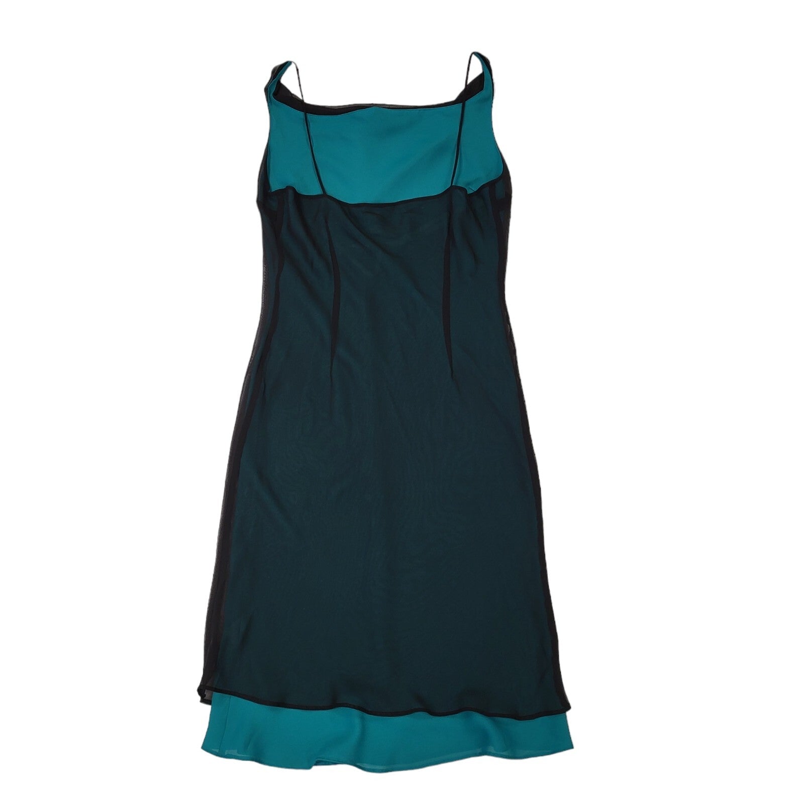 Dorothy Perkins Petites Vintage 90s Green Dress Uk Women's Size 14