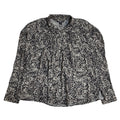 Whistles Black & Brown 90's Long Sleeve Animal Print BNWT Shirt Women's Size 16