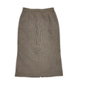 St Michael Vintage 80's Beige Check A-Line Skirt Uk Women's Size 14