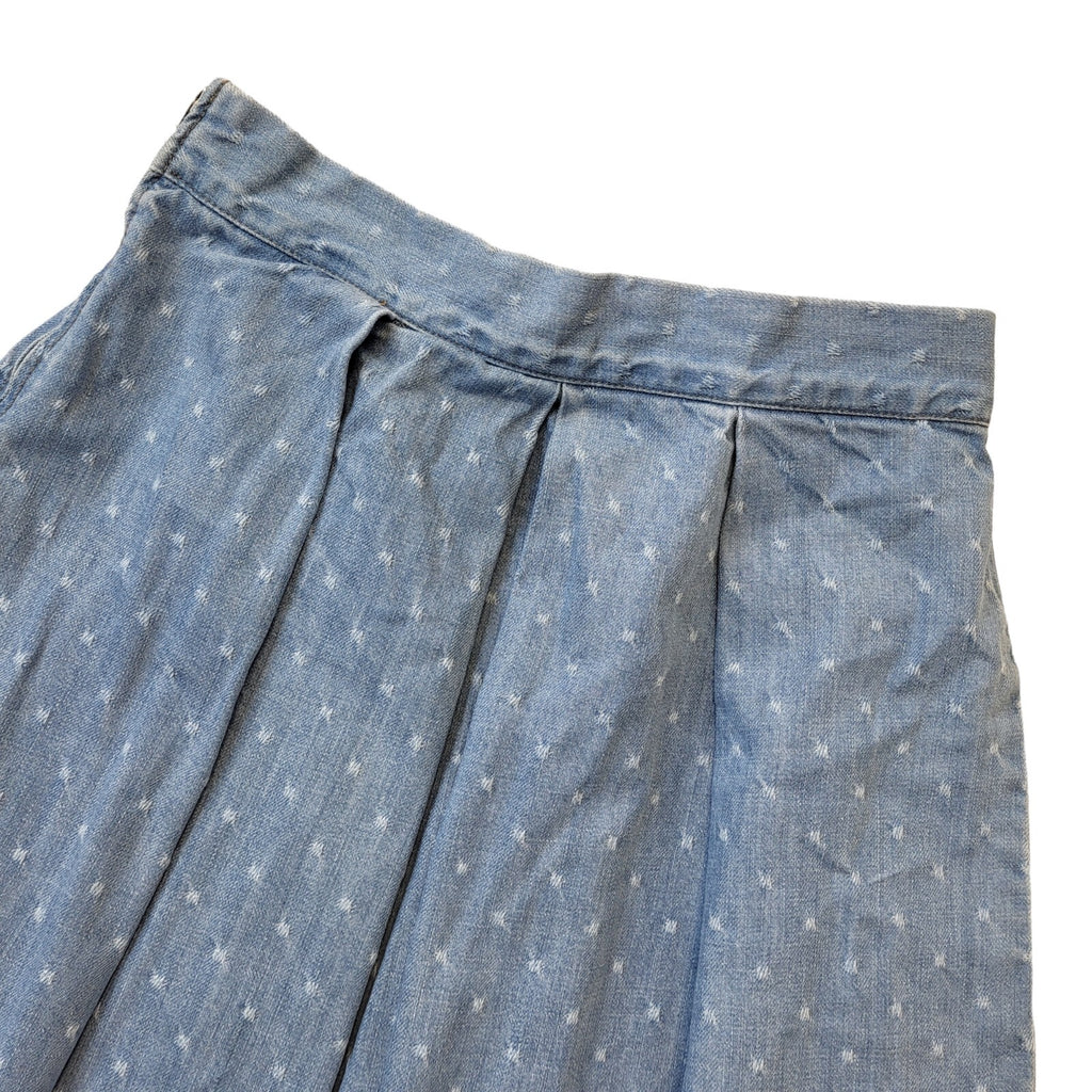 United Colors Of Benetton Blue Denim Midi Skirt Women's UK Size 8