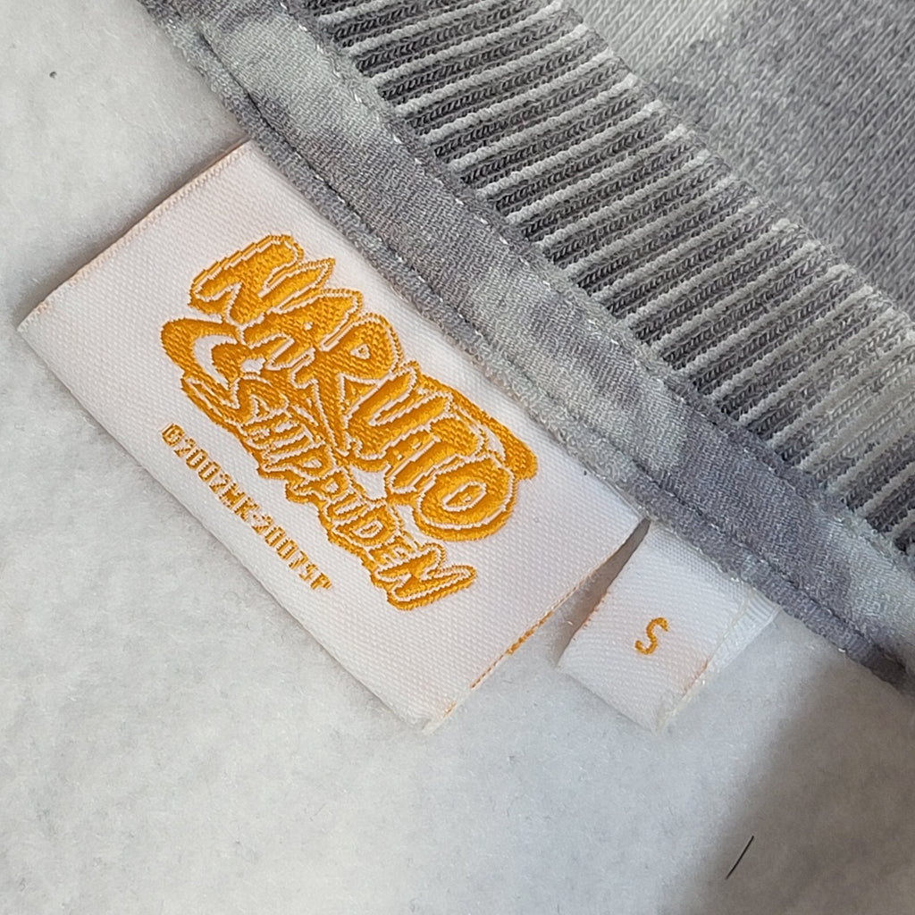 Naruto Grey Long Sleeve Y2k Sweatshirt UK Men's Size S