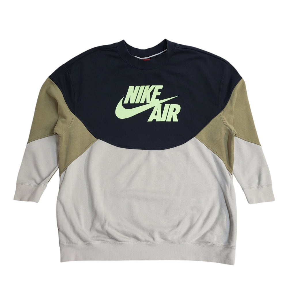 Nike Air Multicoloured Oversized Y2K Sports Sweatshirt UK Women's Size M