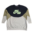 Nike Air Multicoloured Oversized Y2K Sports Sweatshirt UK Women's Size M
