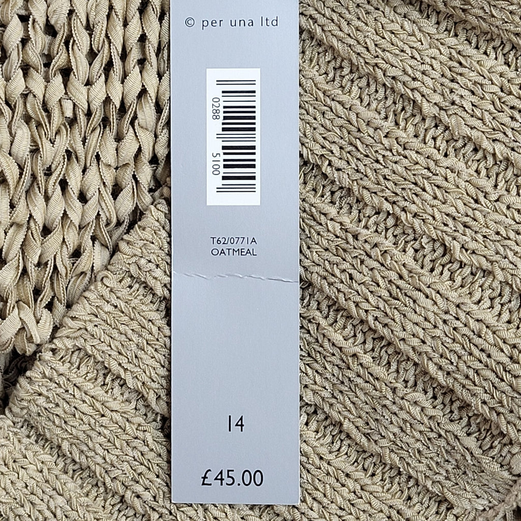 Per Una Vintage Y2K Brown Jumper BNWT UK Women's Size 14