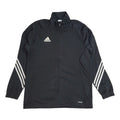 Adidas Black Full Zip Sports Modern Tracksuit Top Jacket UK Men's Size L