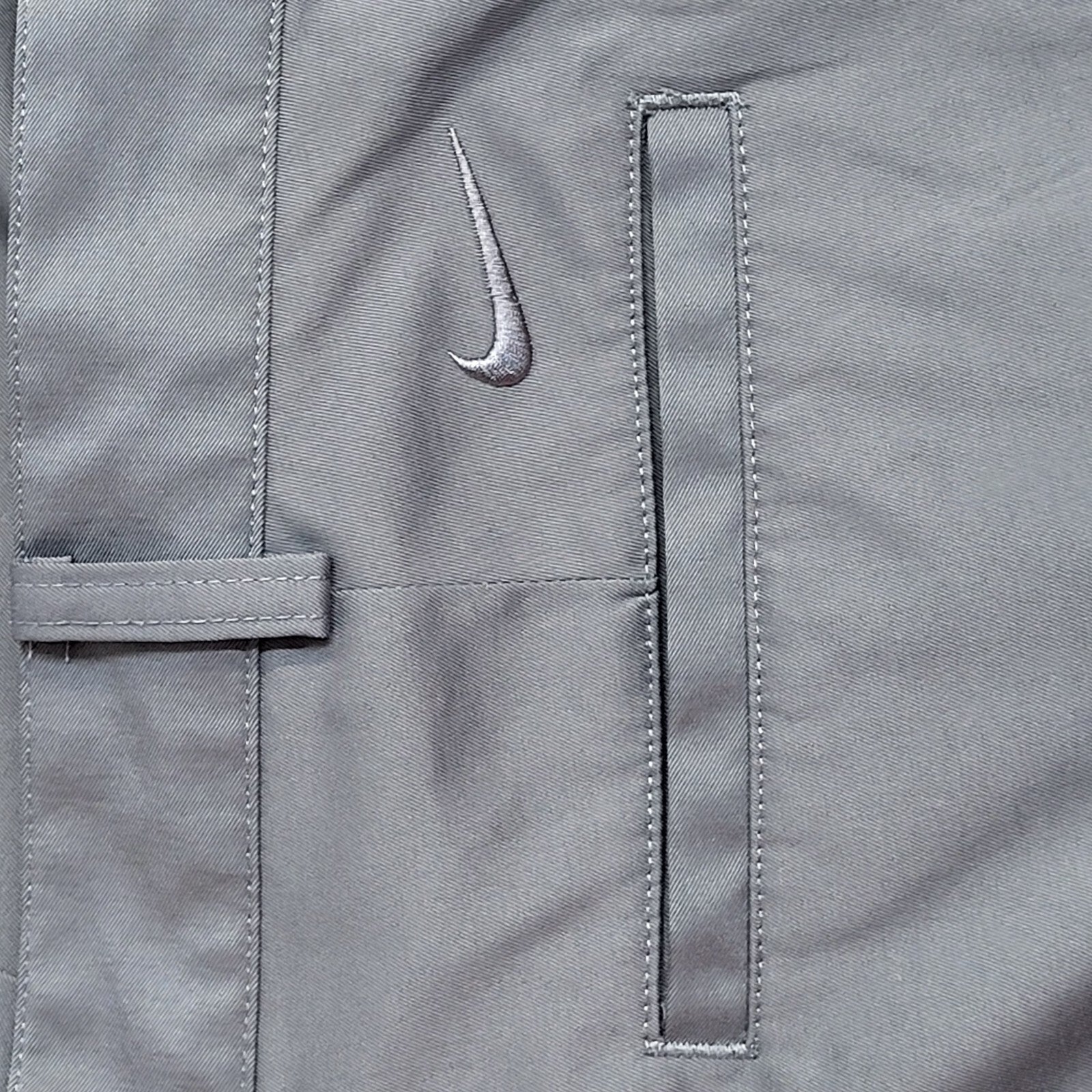 Nike Golf Y2k Vintage Grey Active Wear Straight Trousers Uk Men's XL W36 L32