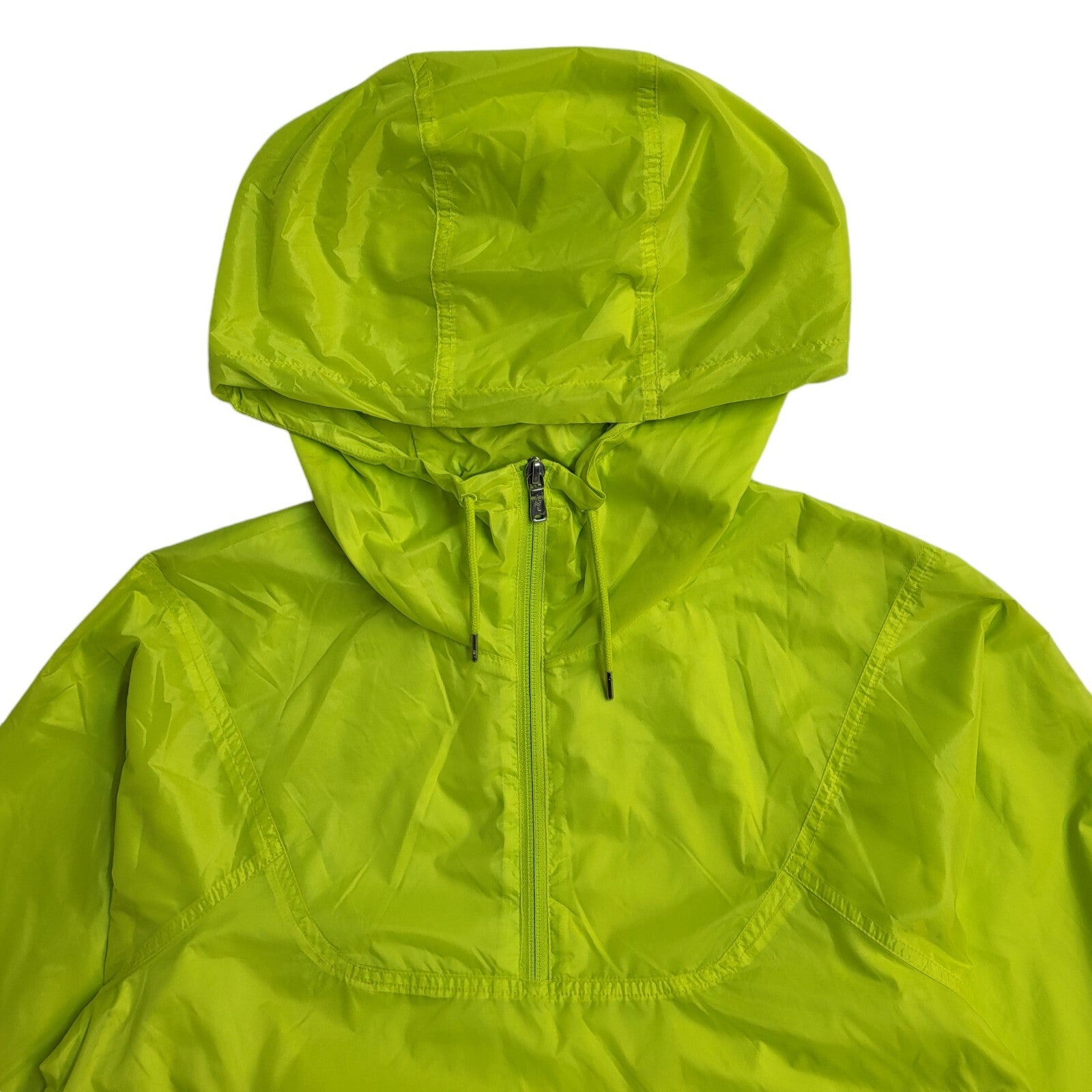 Nike Green 1/4 Zip Windbreaker Pullover Hoodie UK Women's Size M