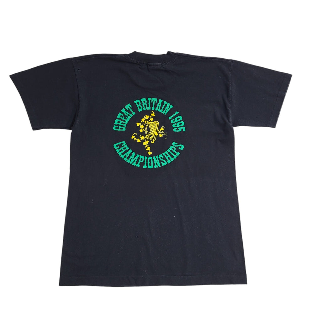 Screen Stars 90's Black Britain 95 Championships Single Stitch T-Shirt Men's M