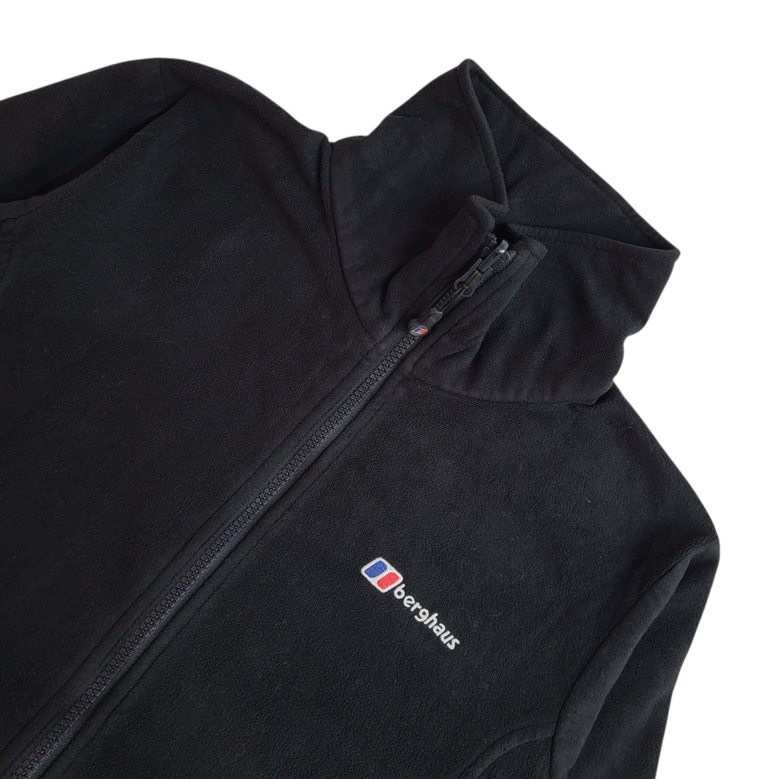 Berghaus Black Vintage Y2K Full Zip Fleece Jacket Uk Women's Size 10